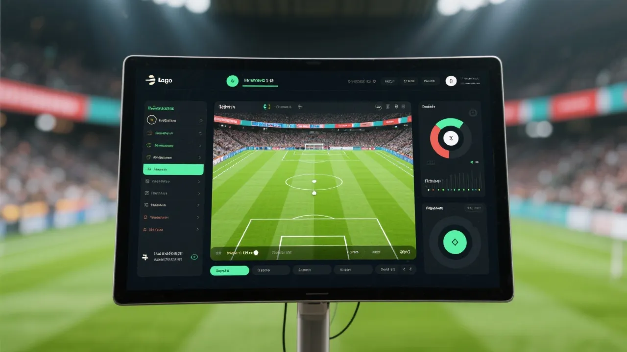 世界杯赛事直播界面示意图